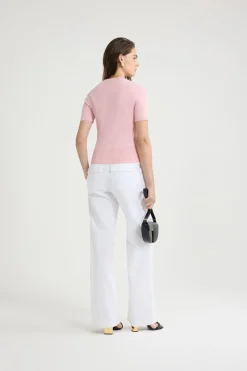 Top à logo Patou en maille de coton mélangé