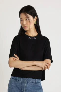 T-shirt à logo Patou brodé en coton bio