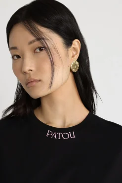 T-shirt à logo Patou brodé en coton bio