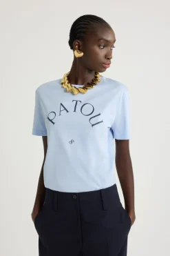 T-shirt à logo Patou et monogramme JP en coton bio