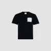 T-shirt à poche matelassée en coton bio