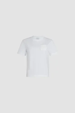 T-shirt à poche matelassée en coton bio