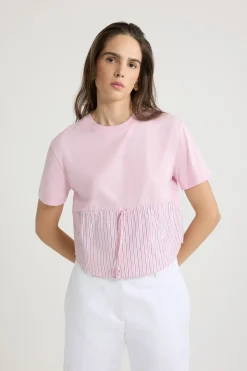 T-shirt hybride en coton bio