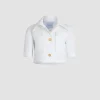 Veste courte en gabardine de coton bio