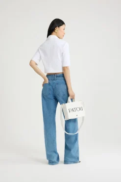 Veste courte en gabardine de coton bio